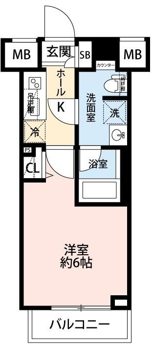 エル・グランジュテ川崎の間取り|間取りです。