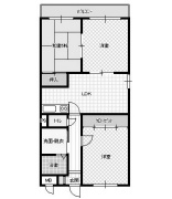 シャトー東寝屋川の間取り