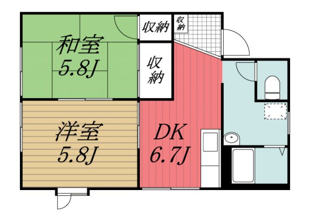 【間取り】 | リヴェールすみれ台　A