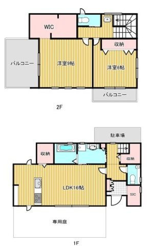 大戸三丁目貸家の間取り