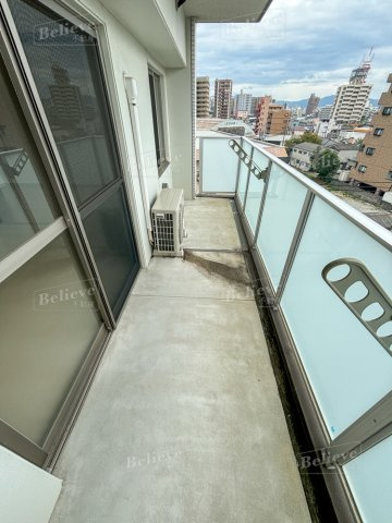 ムーンリバー久留米駅南のバルコニー|日当たりの良好なバルコニーです♪