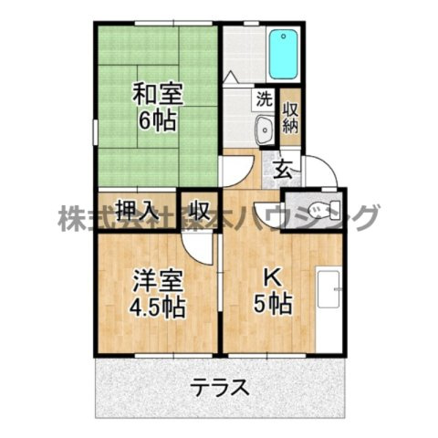 【間取り】 | 　第2橋本ハイツ