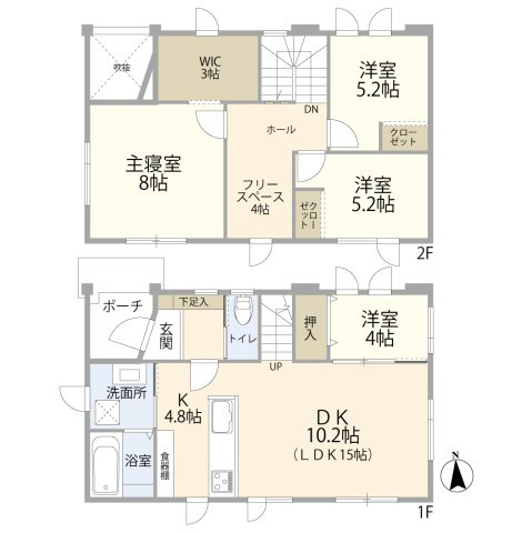 星置3条1丁目　一戸建ての間取り