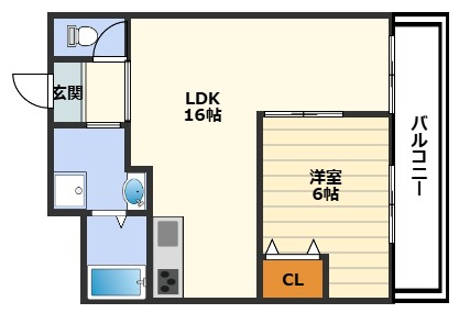 ハイツTESの間取り