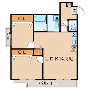 【間取り】 | 第二スカイハイツ足立 | 間取りです。