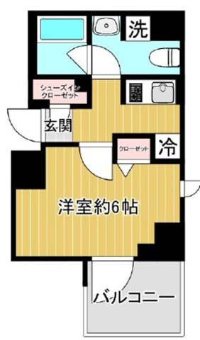 SHOKEN Residence横浜鶴見Ⅳの間取り|間取りです。
