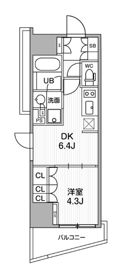 【間取り】 | シーズンフラッツ大井町