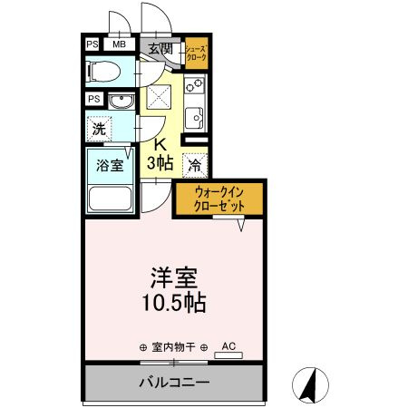 レスポワール ゼクスの間取り