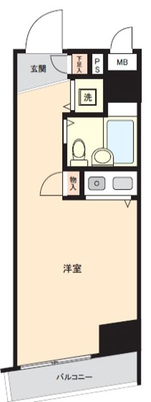 ネオマイム新子安の間取り|間取りです。
