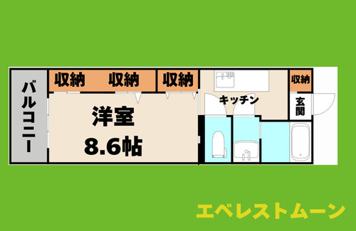 リブリ・ポーラスターナインの間取り