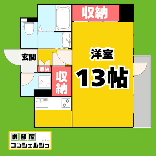 セントレイクセレブ徳川の間取り