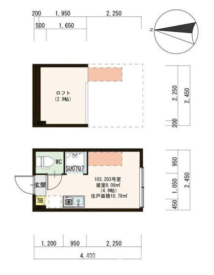 【間取り】 | ハーモニーテラス氷川町