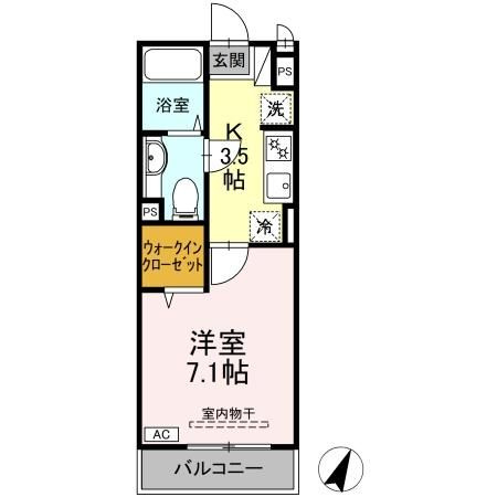 アンソレイユ港南台の間取り
