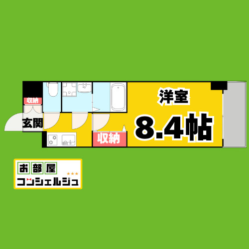 エスリード泉プレステージの間取り