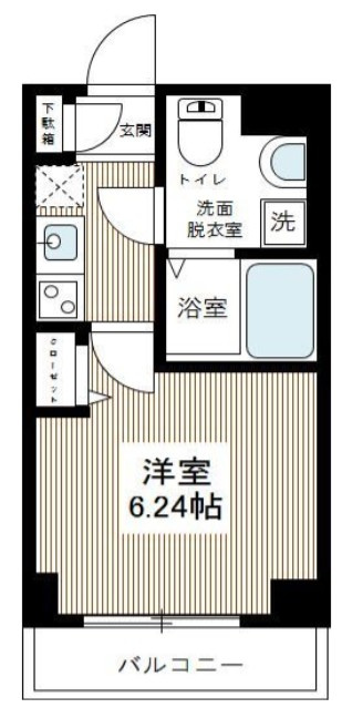 HY's YOKOHAMA LIGAREの間取り|間取りです。