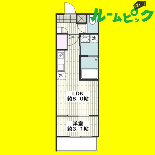 MOVE中村公園SOUTHII　名古屋市賃貸　仲介手数料無料の間取り