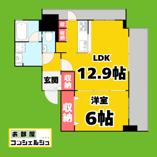 メルカーサ泉の間取り