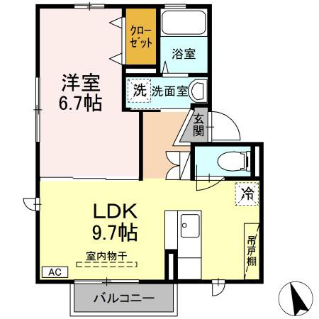 セレッソ６５の間取り
