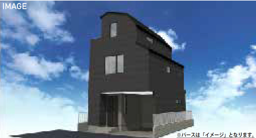 八王子市明神町2期 新築戸建ての外観パース