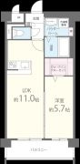 サンスクエアⅡの間取り|使い勝手の良い間取りです♪