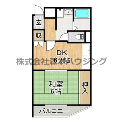 【間取り】 | 　ガーデンハイツ