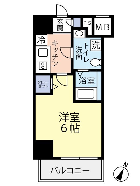 グランヴァン横濱南の間取り
