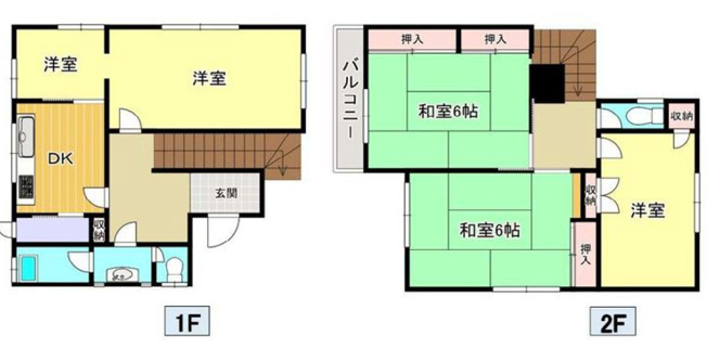 【間取り】 | 5DKは、ダイニングキッチンと5つの居室がある間取り。非常に大人数のご家庭や、二世帯住宅、または複数人でのシェアハウスなどに最適。食事スペースとくつろぎの場を分け、個室も十分で確保快適に過ごせますよ。