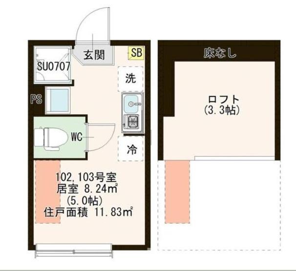 【間取り】 | グロワール明大前