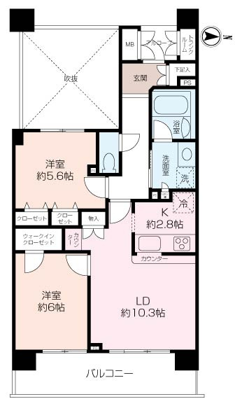 サンデュエル湘南浜見台 ２階部分の画像