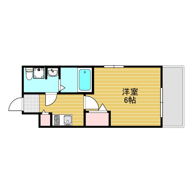 グランドロアール上新庄の間取り