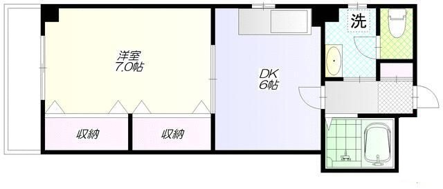 パークサイド日暮里の間取り|間取りです。