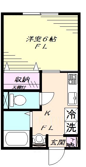フォレスト北千住 の間取り|間取りです。