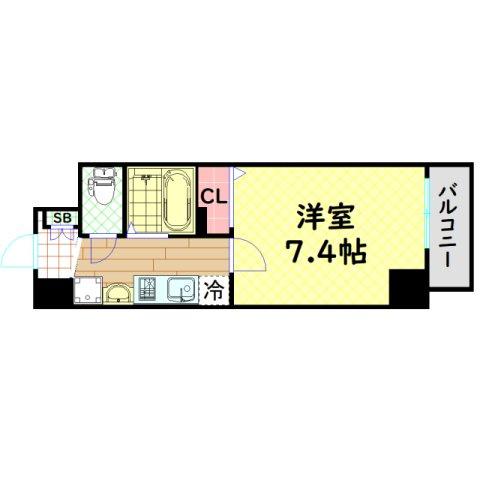 【間取り】 | エスリードコート難波ウエスト