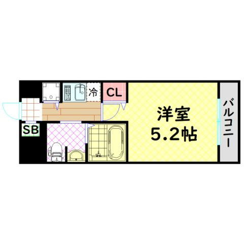 【間取り】 | エスリード南堀江リバーサイド