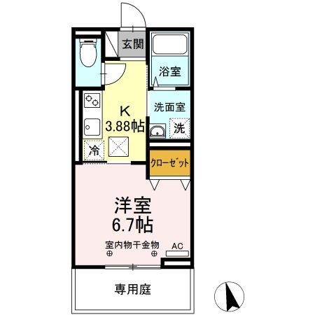 ガナールの間取り|使い勝手の良い間取りです♪