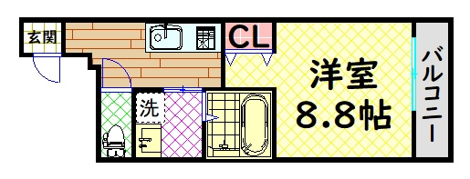 【間取り】 | フジパレス鳳中町Ⅲ番館