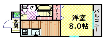 【間取り】 | ブランカ中百舌鳥