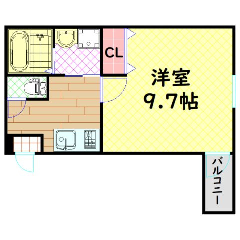 【間取り】 | フジパレス堺東Ⅵ番館