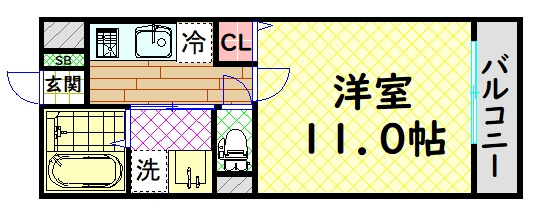 【間取り】 | メゾンなか2