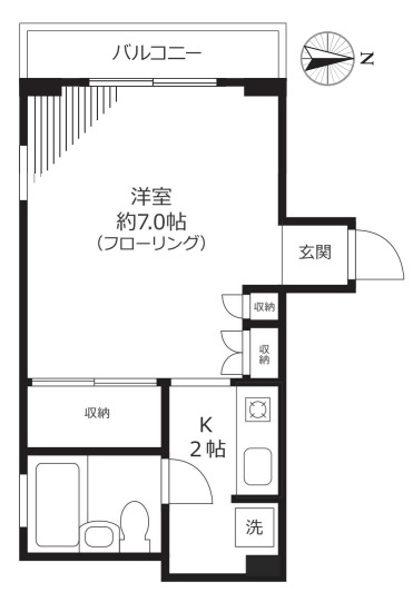 HILLS本郷の間取り