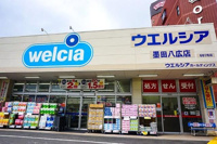 ウエルシア墨田八広店まで278m