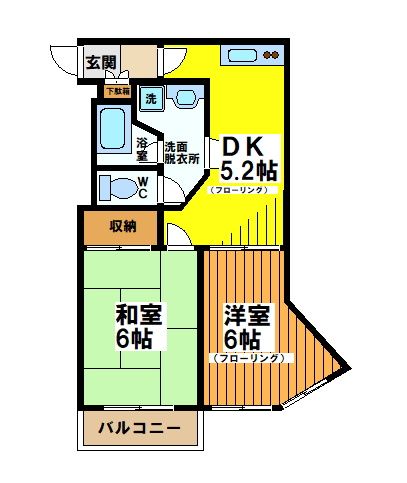 グリーンハウス3の間取り