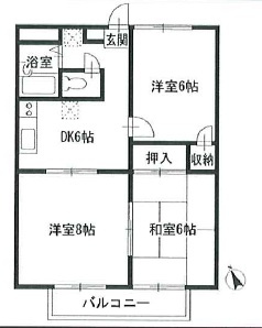 本駒込シティハイツの間取り