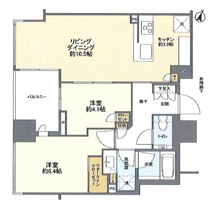 Brillia二番町の間取り