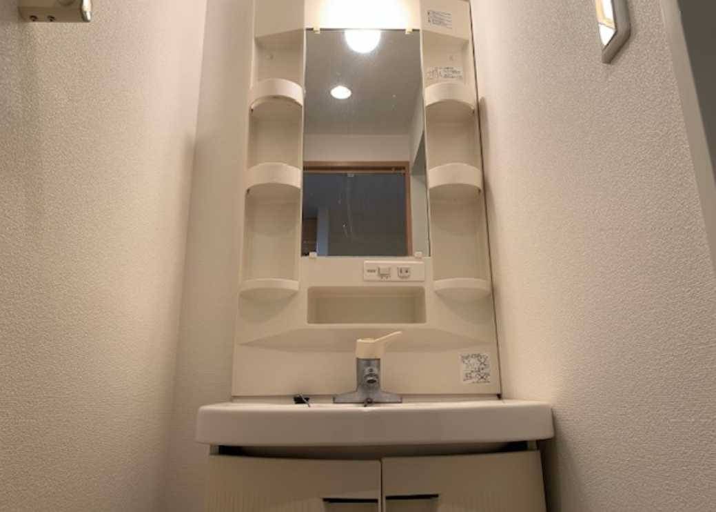 富士見プレイス　最上階　オートロック　独立洗面台の洗面所