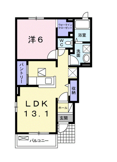 【間取り】 | プリムローズ　Ⅱ