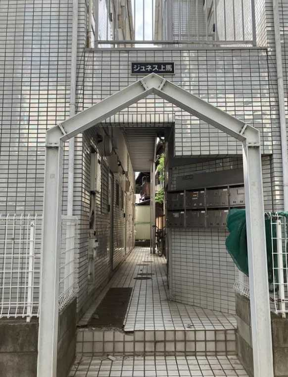 ジュネス上馬　敷金0　独立洗面台　ロフトのエントランス