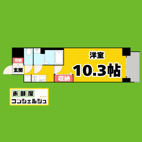 プレサンス丸の内リラティの間取り
