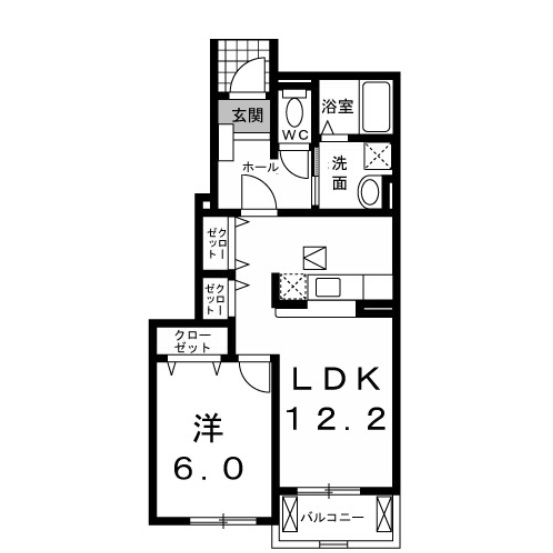 【間取り】 | エルヴェールＡ