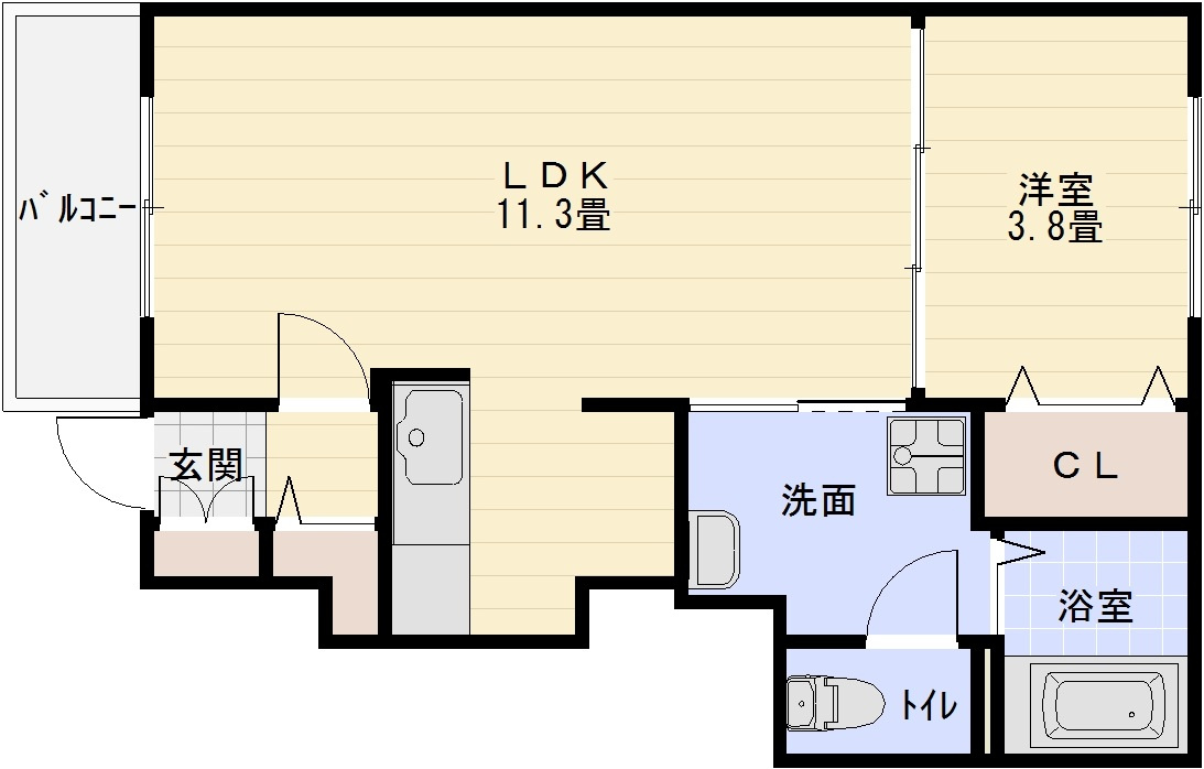 セレノアロッジオ2の間取り